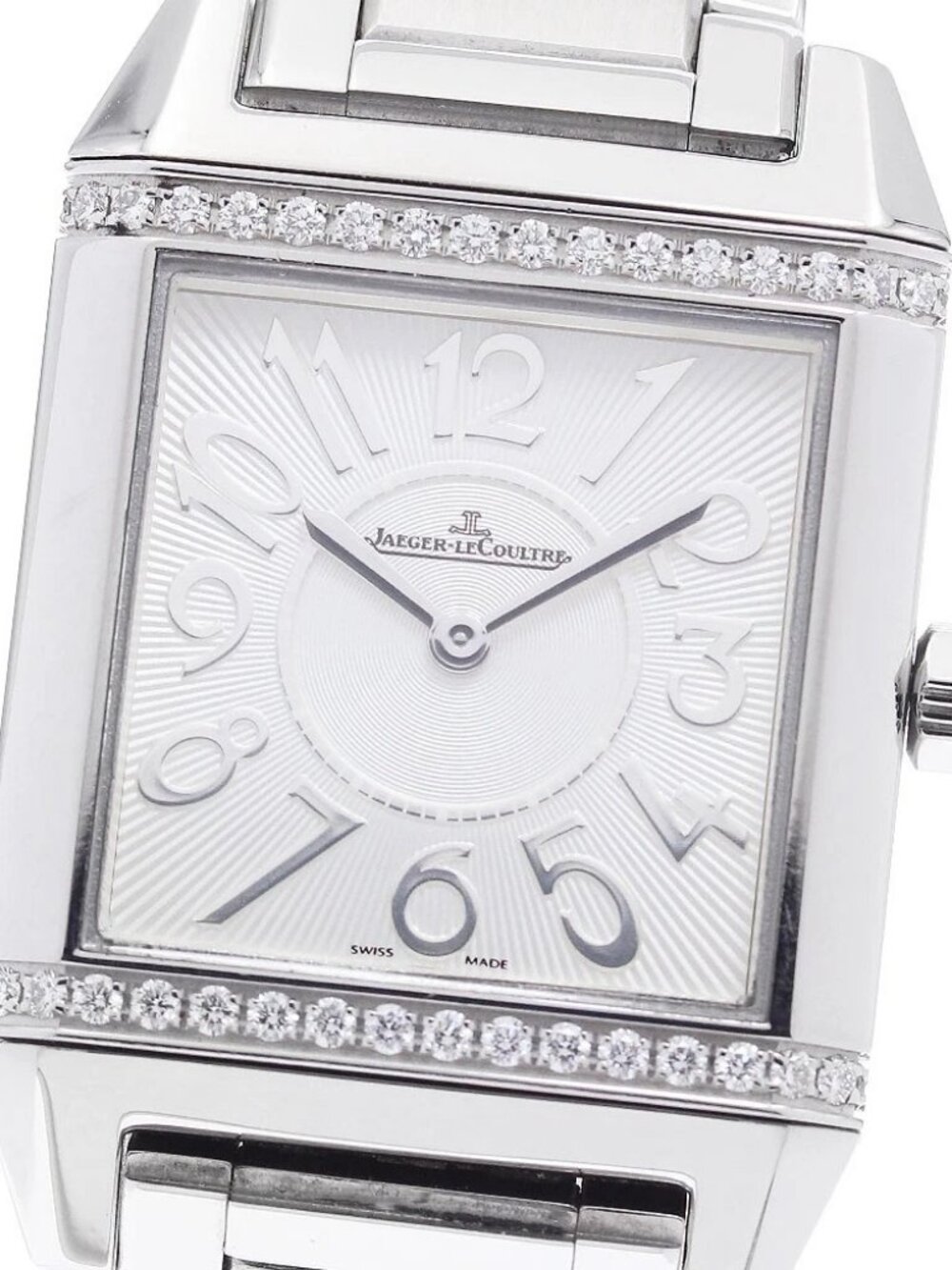 JAEGER-LECOULTRE Reverso Squadra 234.8.47 Diamond Bezel Quartz Ladies_890295